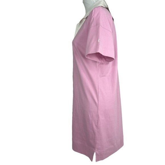 Everlane Women's NWT Mauve Purple The Organic Cotton Polo Shirt Dress S/C40 - Picture 3 of 15